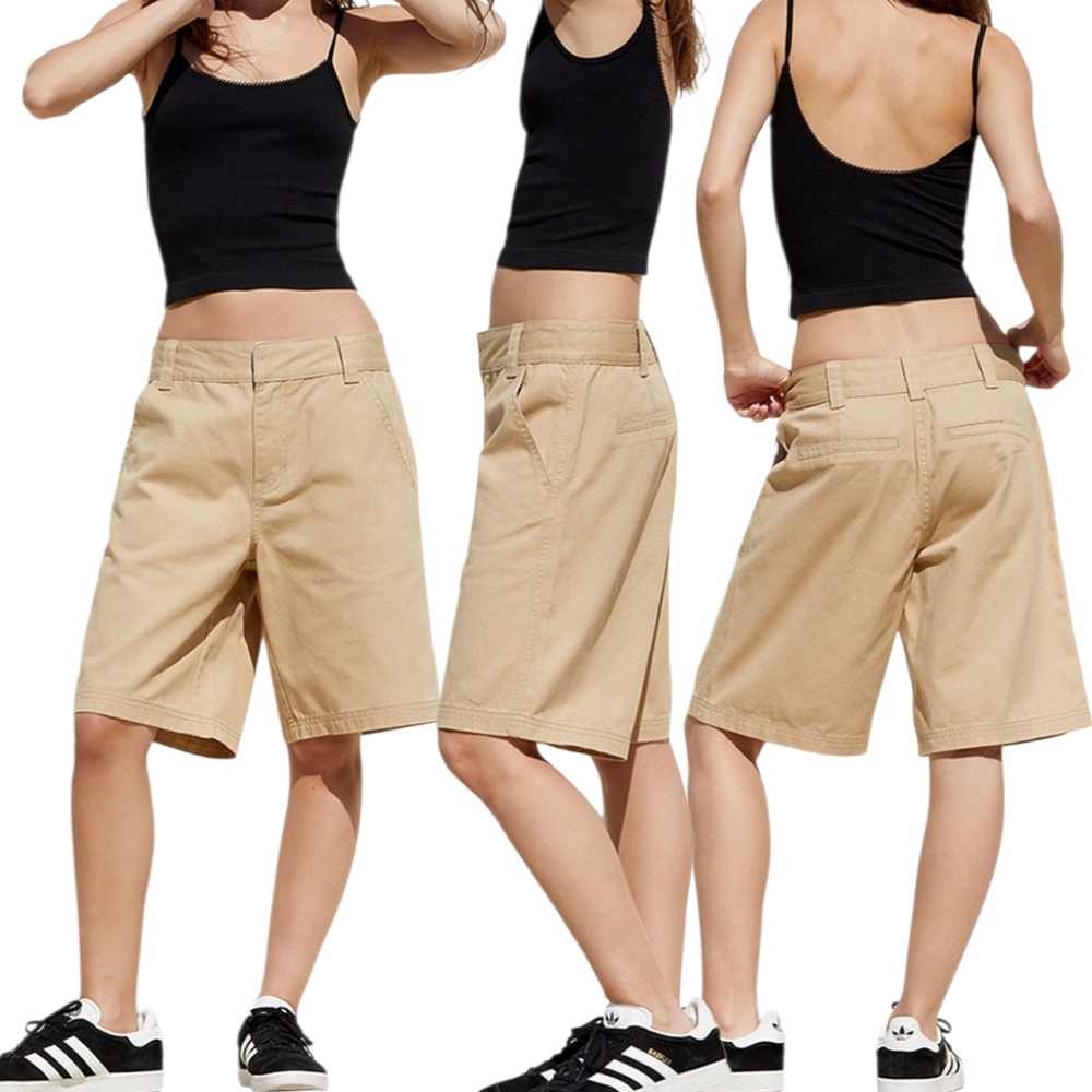 New! Casual Tan Women's Bermuda Shorts. Size 26